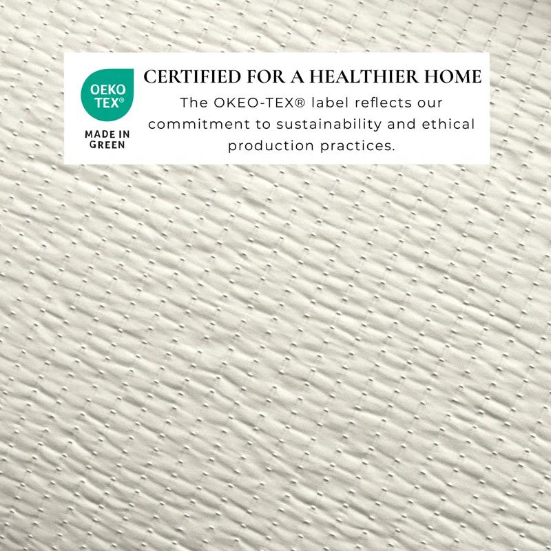 FreshFolds Modern & Contemporary Stripe Stitched Quilt Set with Shams
