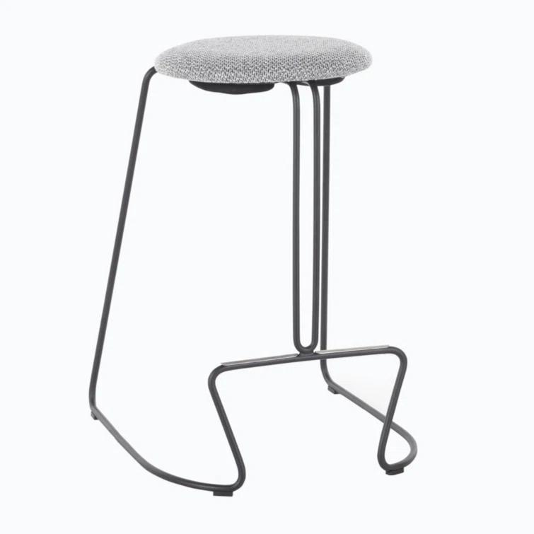 Wenty Upholstered Counter Stool with Metal Frame (Set of 2)