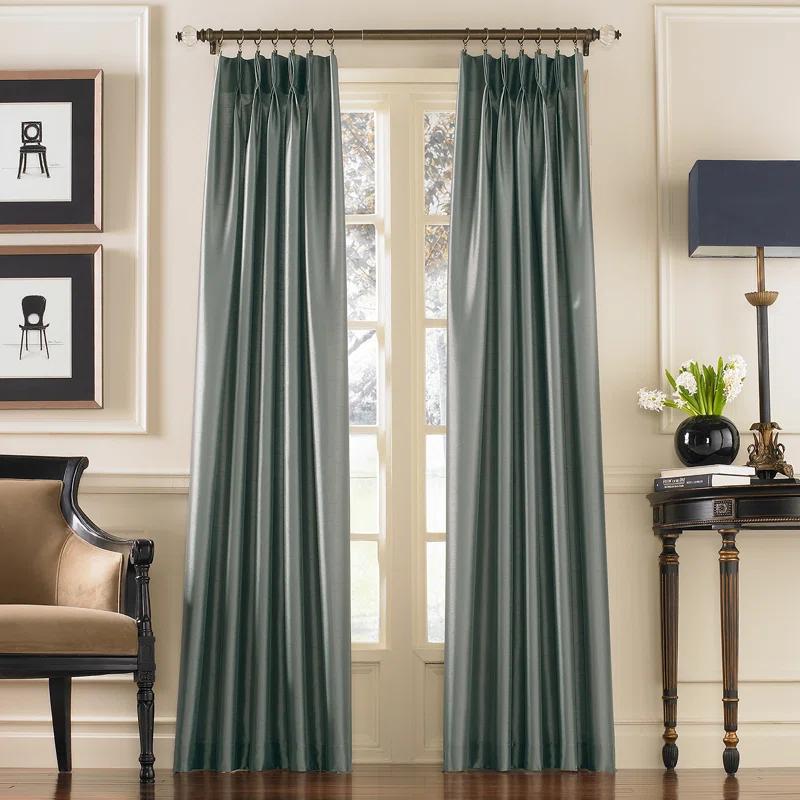 Charlton Home® Curtainworks Mansour Solid Room Darkening Single Curtain Panel