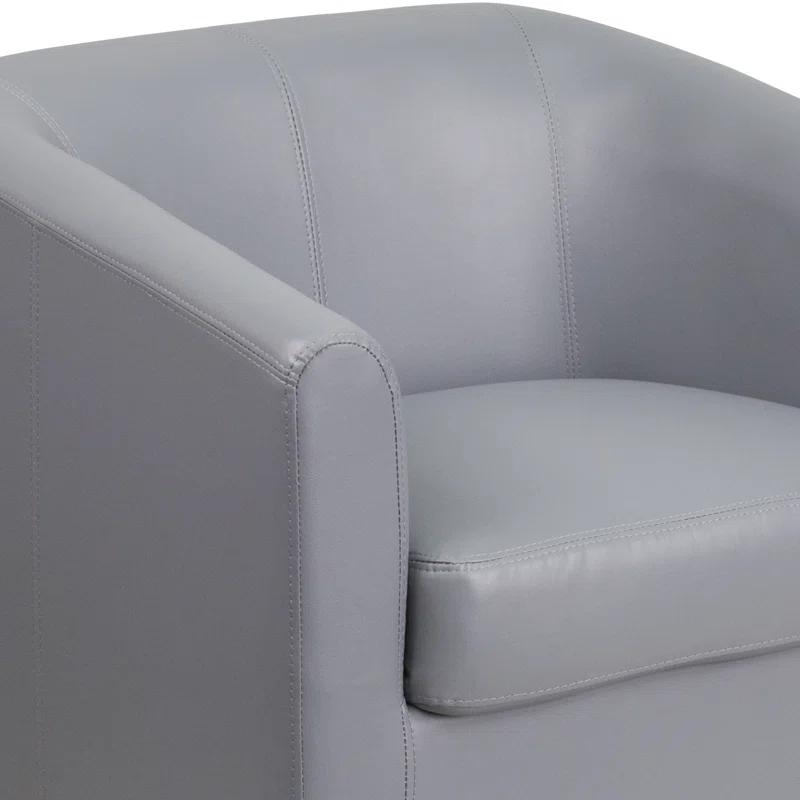 Flash Furniture Katie LeatherSoft Lounge Chair with Sloping Arms