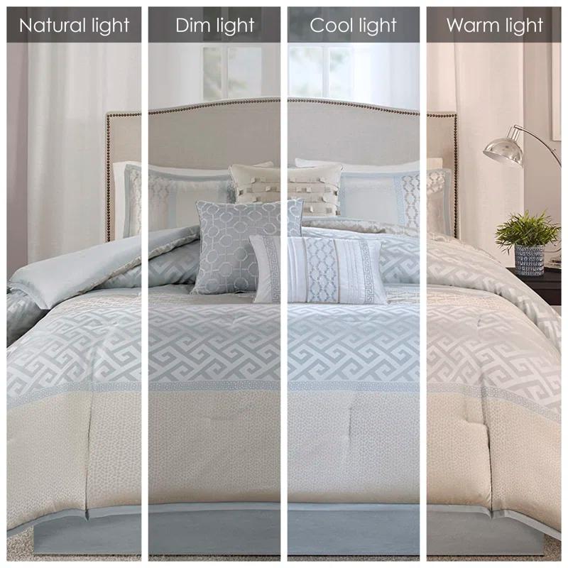 Bennett 7 Piece Jacquard Comforter Set
