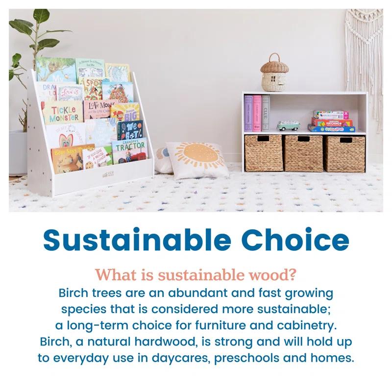ECR4Kids ECR4Kids Streamline Single-Sided Book Display with Storage
