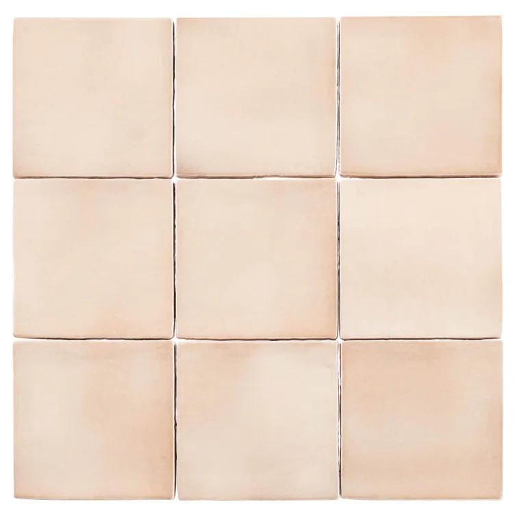 Andova Fion 4-in. Mediterranean-Inspired Glossy Ceramic Wall Tile