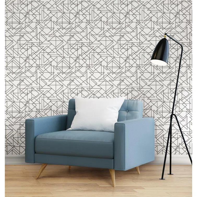Peel & Stick Geometric Wallpaper