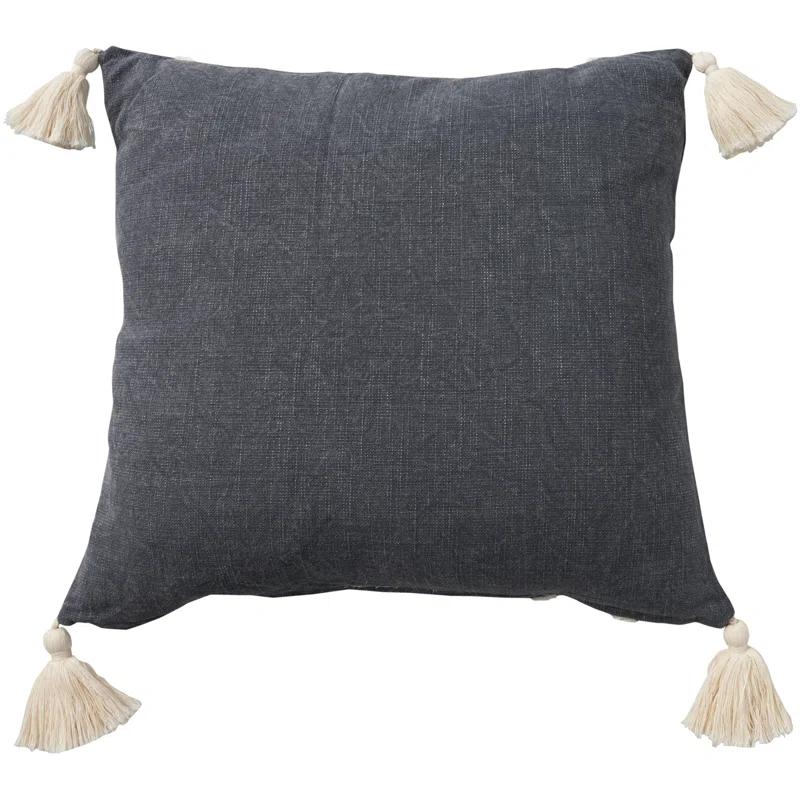 Mina Victory Tassels Cotton Pillow Cover