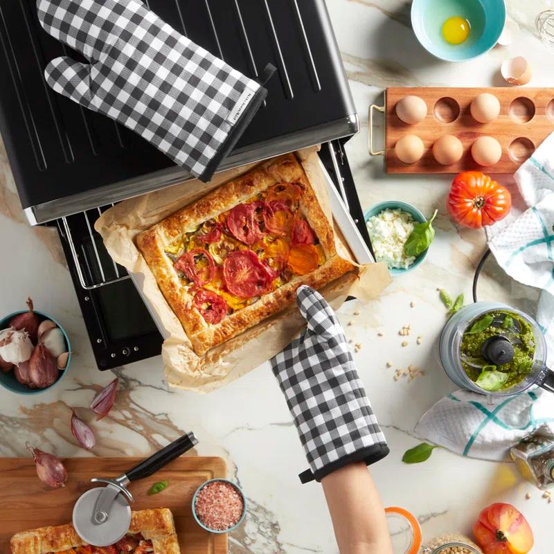 KitchenAid® KitchenAid Gingham Oven Mitt 2-Pack Set, 7" x 13" (Set of 2)