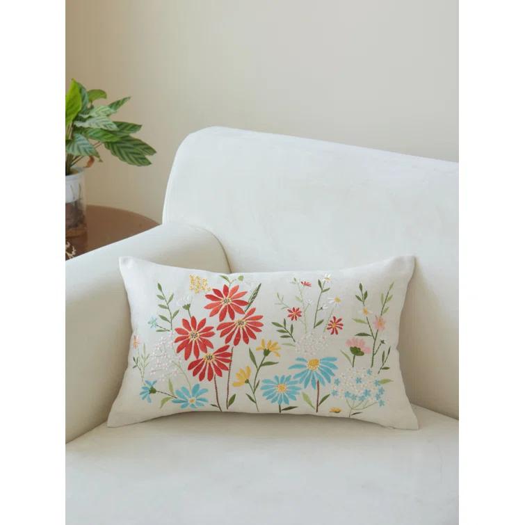 Cloud9 Design Floral Throw Pillow