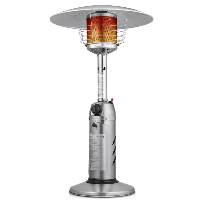MoNiBloom Propane Gas Patio Heater, Outdoor 11,000 BTU Table Top Heater with Pilot Light for Garden Backyard