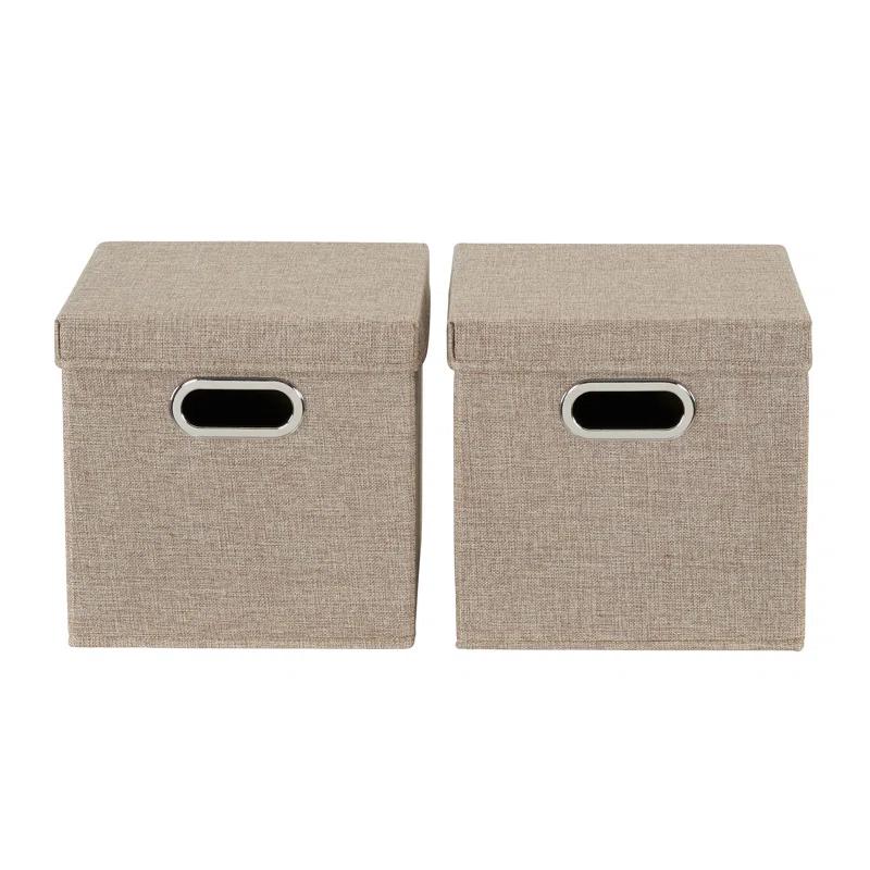 Household Essentials Household Essentials Fabric Bin (Set of 2)