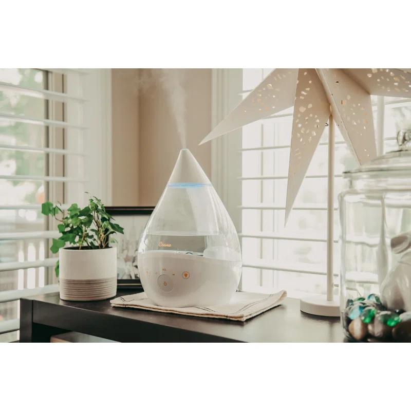 Crane USA Drop 2.0 , 4-in-1 Cool-Mist Humidifier with Aroma Tray & Sound Machine