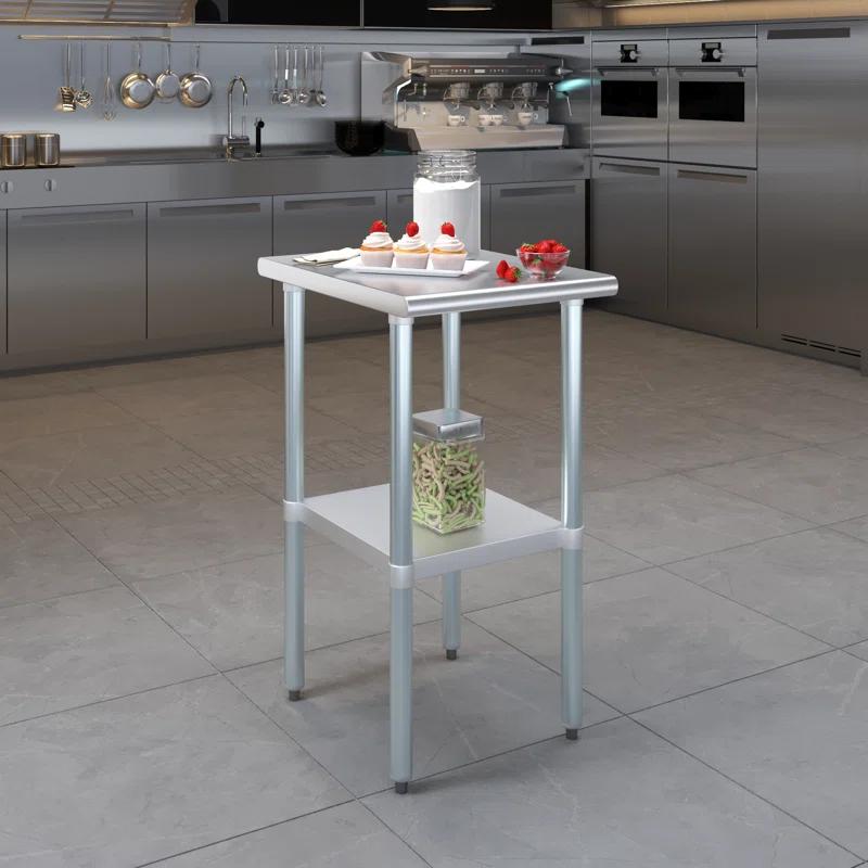 Amgood 24 in. x 18 in. Stainless Steel Table