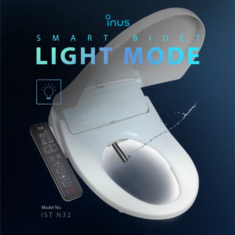 INUS Elongated Toilet Seat Bidet IST-N32