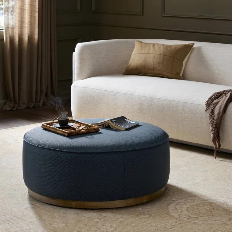 Joss & Main Rayna 36" Round Cocktail Ottoman