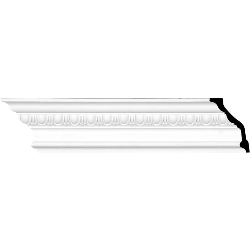 5 1/8"H x 3"P x 5 7/8"F x 94 1/2"L Egg & Dart Crown Moulding