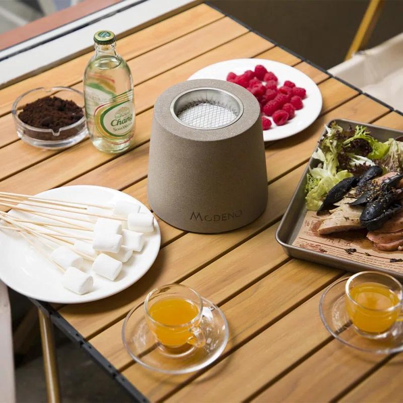 Envelor Entta Stone Bio-Ethanol Outdoor Tabletop Fireplace