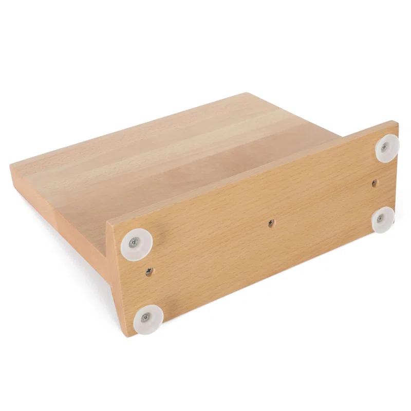 Sur La Table Kitchen Essentials Sur La Table Kitchen Essentials 5 Piece German Steel Blade With Triple Riveted Handle Set on Beechwood Magentic Block - Juniper Green
