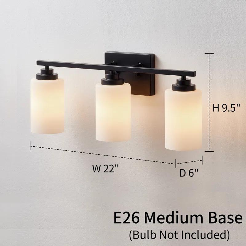 Kawoti Vanity Light With Frosted White Glass