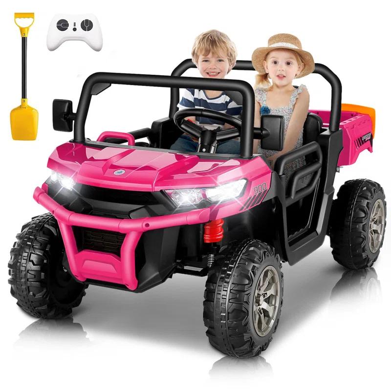 Himimi Delia Himimi 24 Voltage  Ride On Dump Truck, 2 Seater Kids UTV with Electric Dump Bed, Remote Control