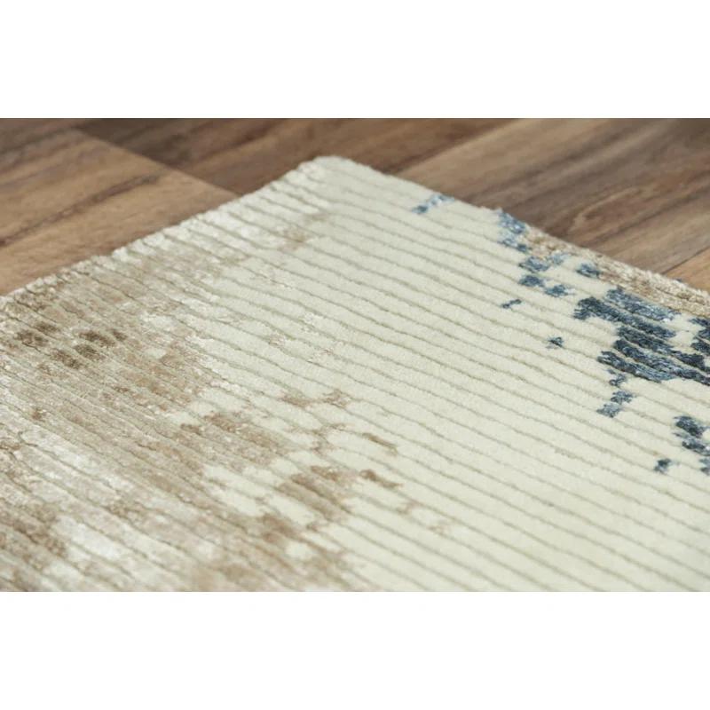 New Zealand Wool Abstract Rug