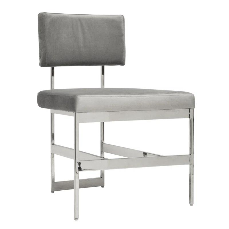 Shaw Upholstered Metal Side Chair