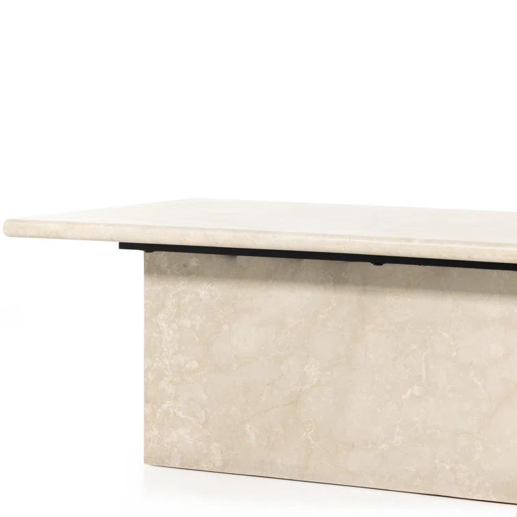 Leonel Coffee Table - Cream Marble