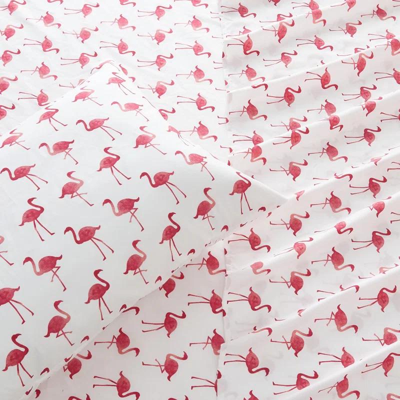 FreshFolds Ultra Soft Coastal Printed Microfiber Sheet Set