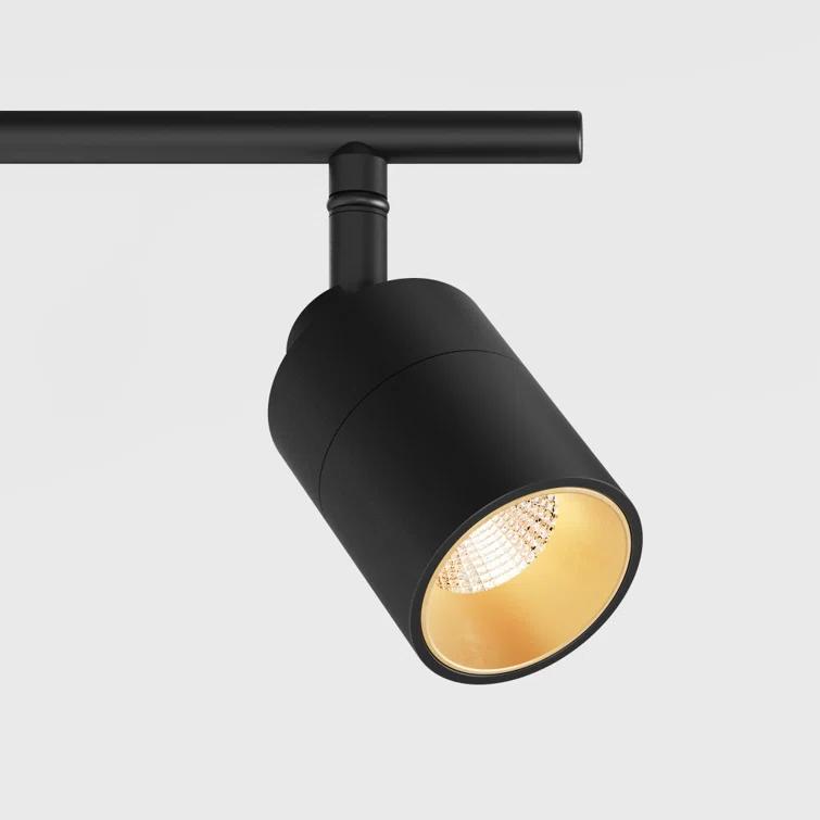 Vidalite Shura 3-Light Integrated LED Track Light with Rotatable Heads, 2 ft. Fixed Track Lighting Kit, 3000k, 1470 Lumens