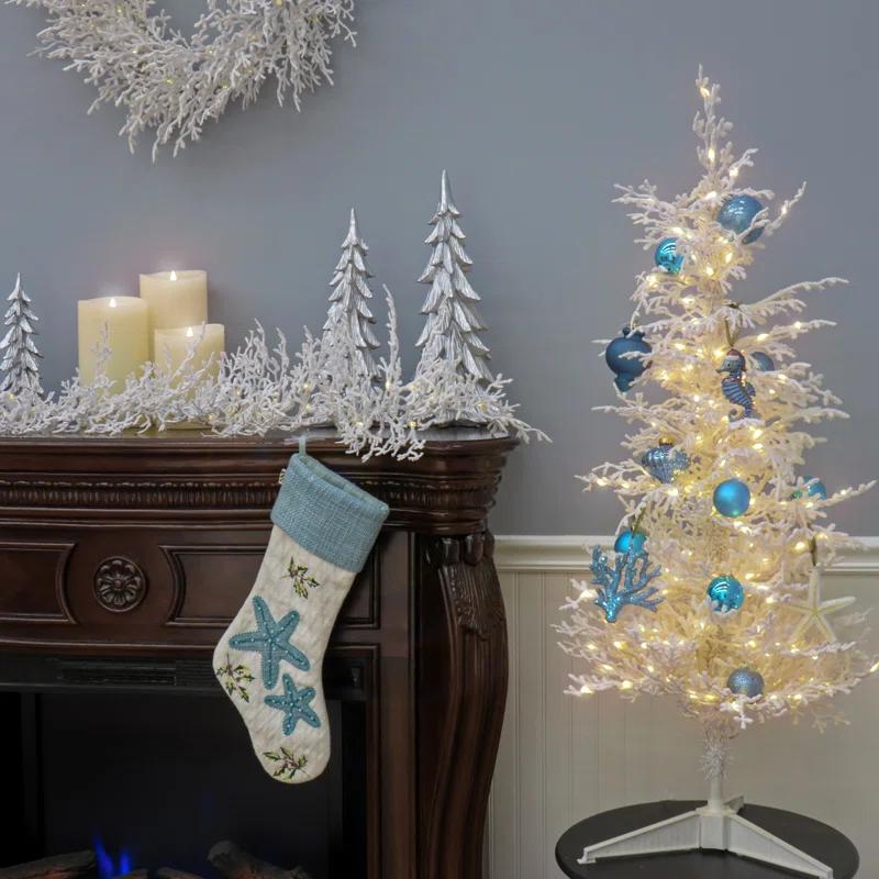 HGTV Home Collection 4' Lighted Christmas Tree with Realistic Needles