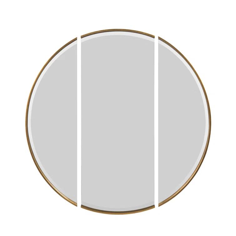 John-Richard Tarski Metal Flat Wall Mirror