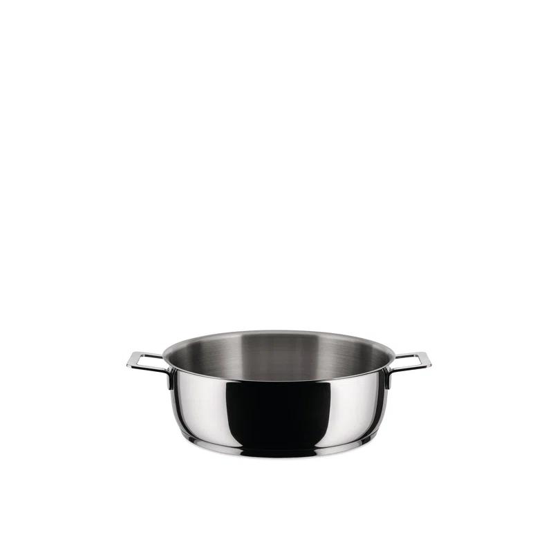 Alessi Pots&Pans Low Casserole with Two Handles