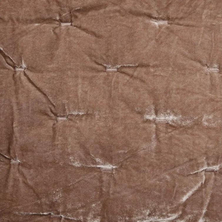 Stella Faux Silk Velvet Classic Chic Modern Rustic Romantic Western 1 Piece Quilt