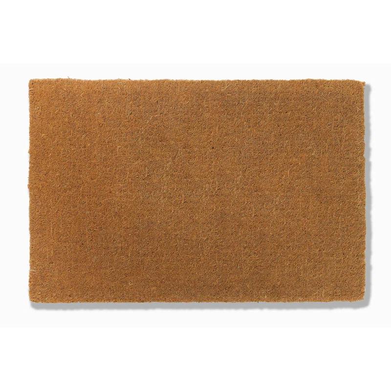 Ophelia & Co. Alece Extra Thick Outdoor Doormat Handwoven Durable Natural Coir Entryway Front Door Porch Patio