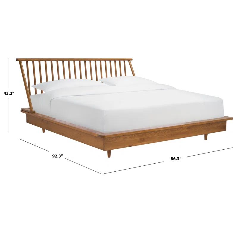 Thalia Solid Wood Slat Bed