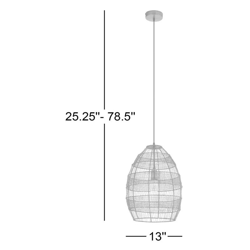 Neddie Single Light Metal Dimmable Pendant