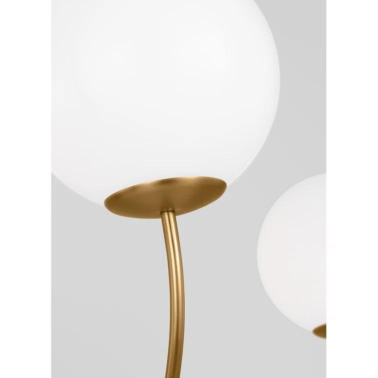 Everly Quinn 4 - Light Steel Dimmable Sputnik Sphere Chandelier