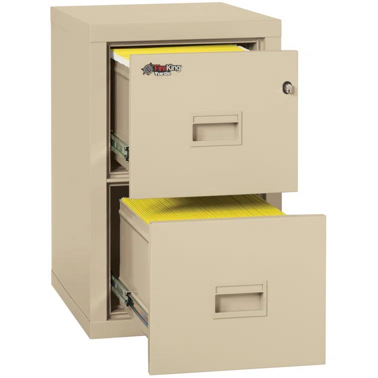 Turtle Fireproof 17.75'' Wide 2 -Drawer Steel File Cabinet