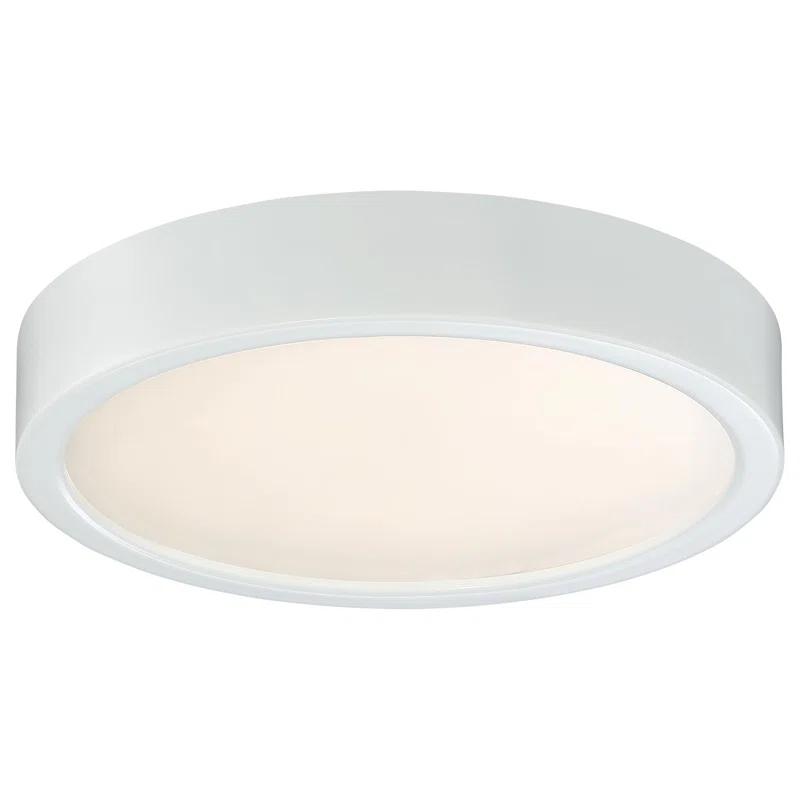 Hilmar Glass LED Flush Mount