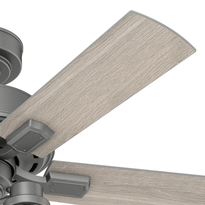 Hunter Fan 44" Hartland 5 - Blade Modern Farmhouse Indoor Ceiling Fan with Lights and Pull Chains
