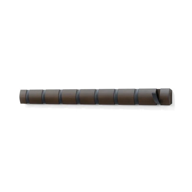 Umbra Flip Solid Wood Wall 8 - Hook Wall Mounted Coat Rack
