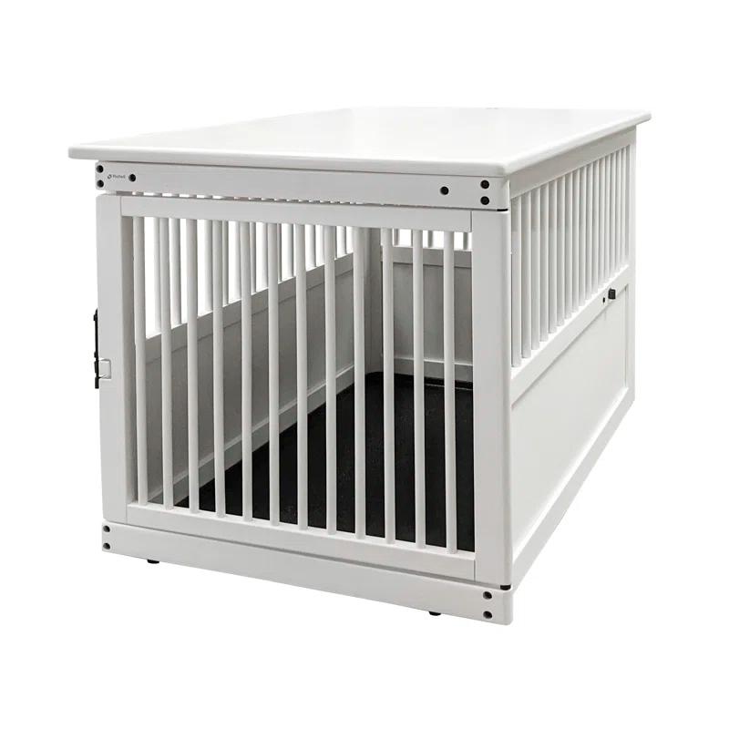 Richell Wooden End Table Pet Crate