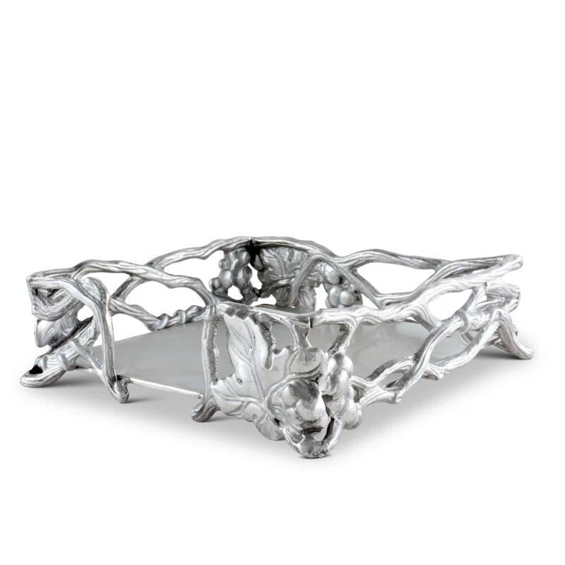 Arthur Court Designs Grape Metal Flat Napkin Holder