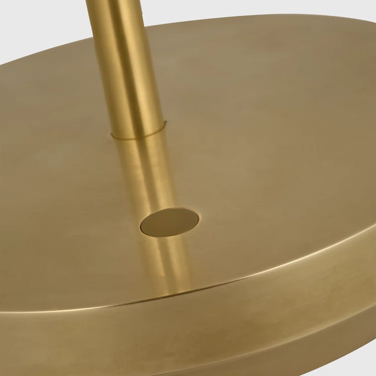 Hand Rubbed Antique Brass Outdoor Rechargeable LED Table Lamp