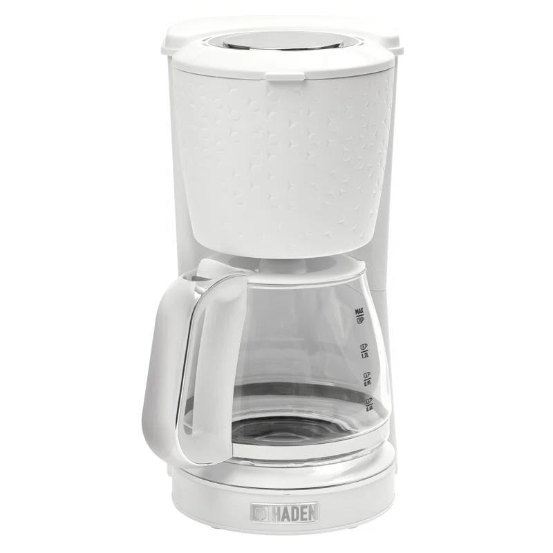 HADEN Starbeck White Drip Coffee Maker