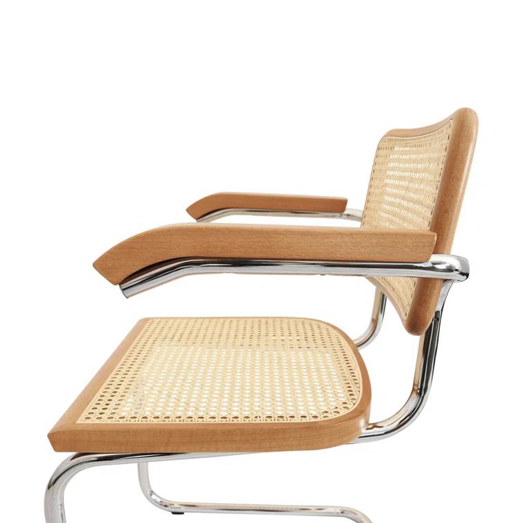 Breuer Chair Company Marcel Breuer Cesca Cane Cantilever Dining Armchair Arm Chair