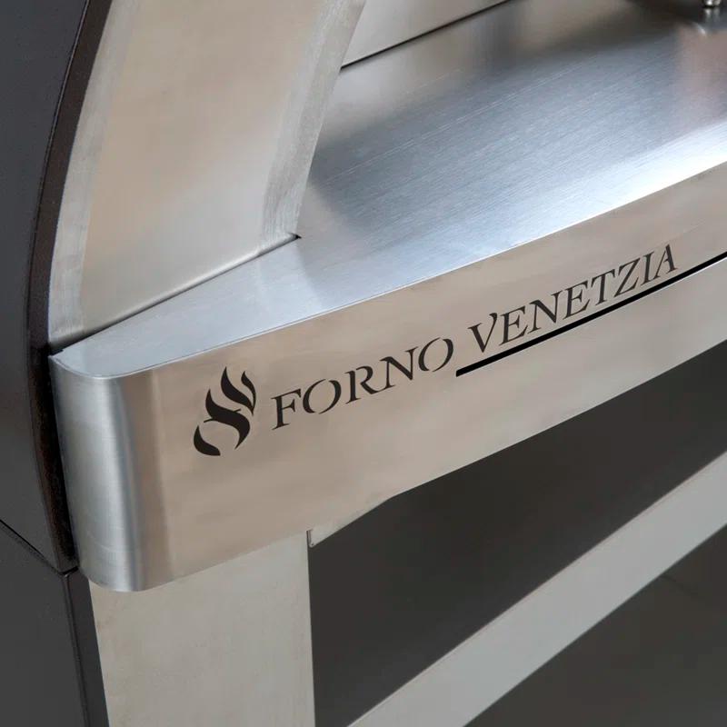 Forno Venetzia Forno Venetzia Torino Stainless Steel Free Standing Wood Burning Pizza Oven