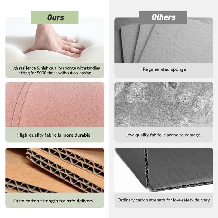 Etta Avenue™ Cleo 26" Wide Contemporary Chair with Recessed Arms (Set of 2)