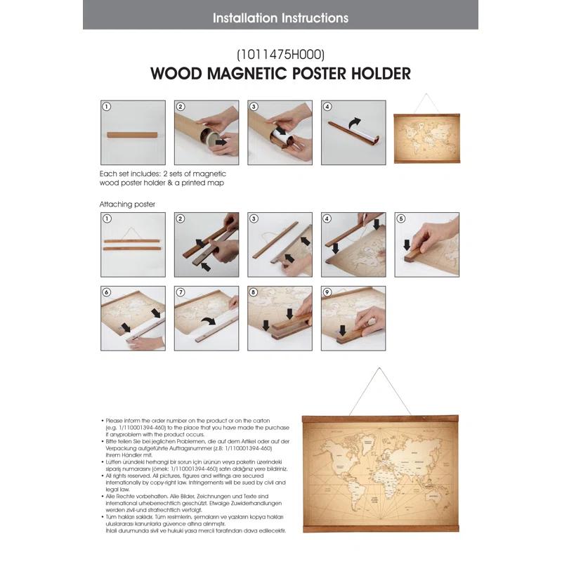 MT Displays Wood Picture Frame