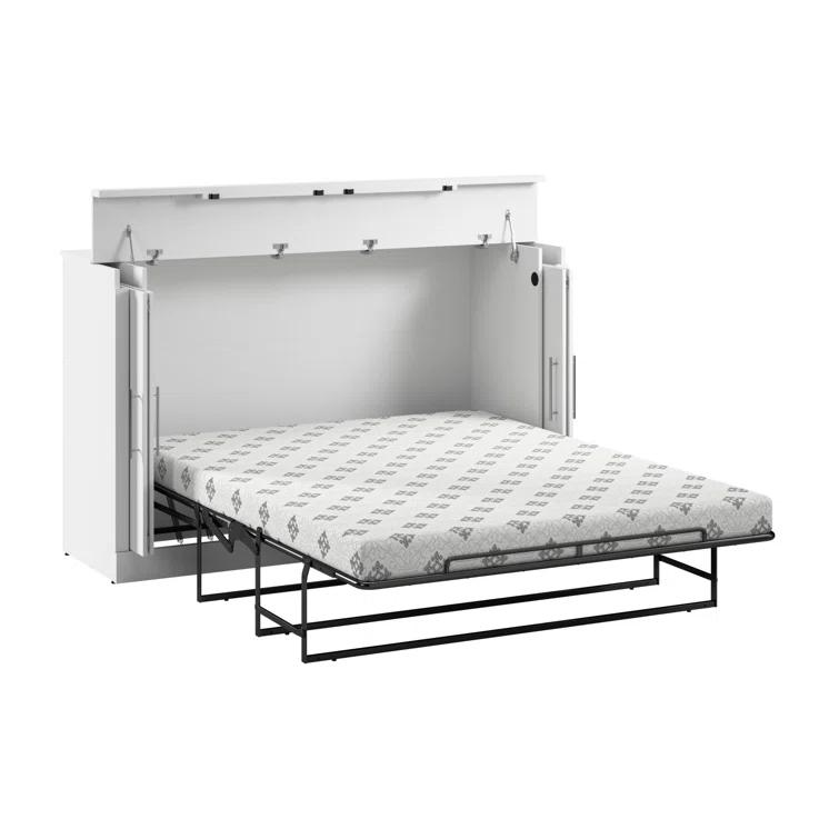 Bestar Murphy Cabinet Bed With Mattress