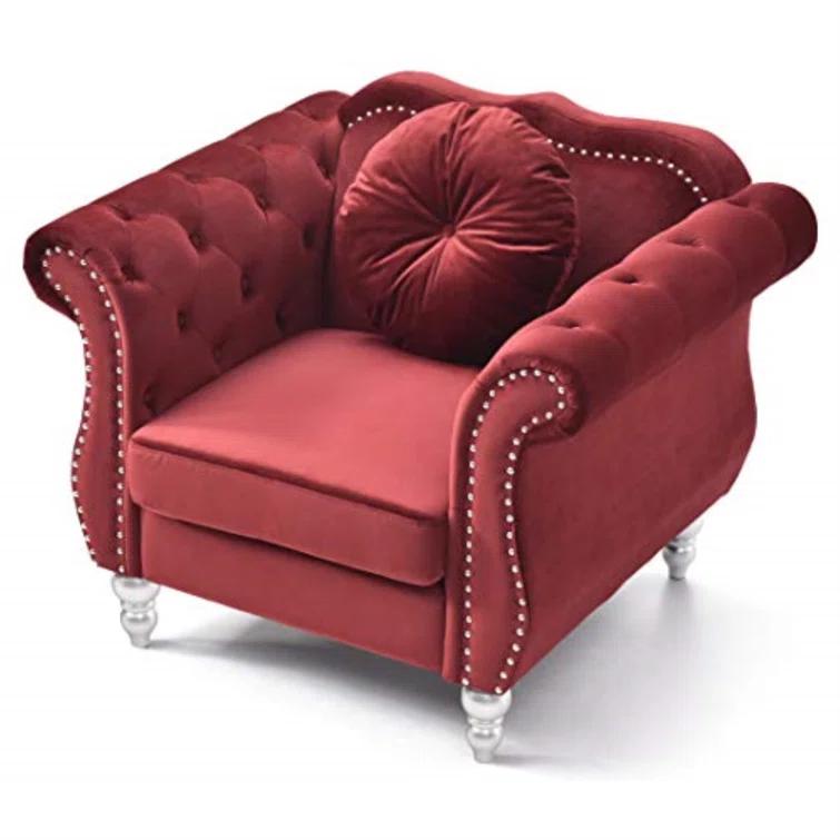 Glory Furniture Hollywood Velvet Armchair