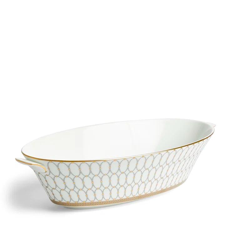 Wedgwood Renaissance Grey Open Vegetable Serving Bowl | Wayfair